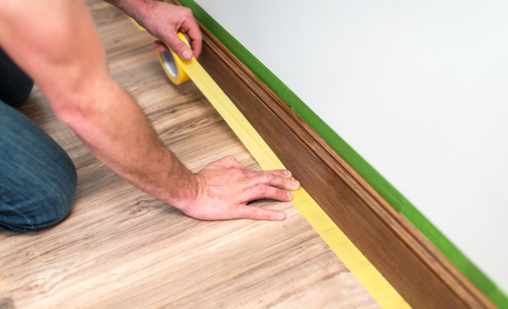 how to paint trim step 1